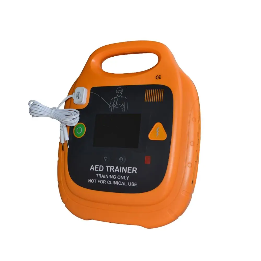 AED Trainer Rechargeable Automatic External AED Simulator Emergency AED/CPR Training Device 10 Scenaries For Health Care