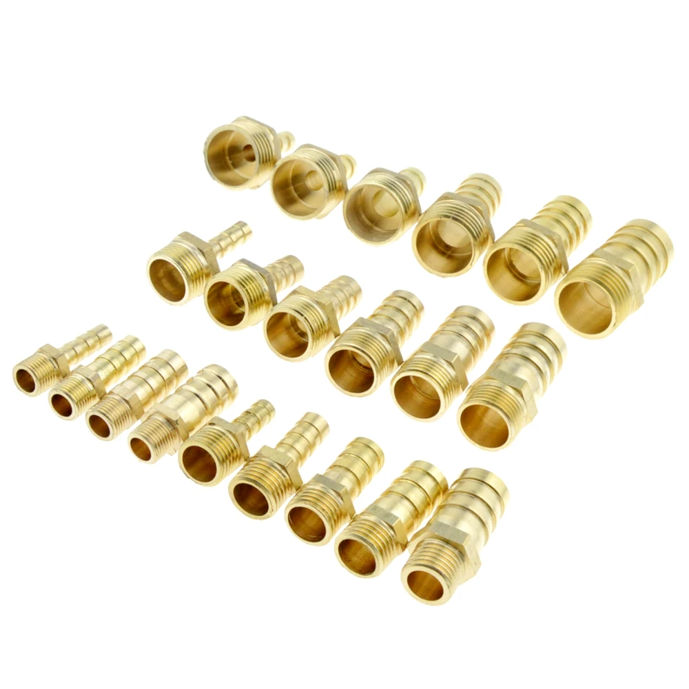 Brass Pipe Fitting 4mm 6mm 8mm 10mm 12mm 19mm Hose Barb Tail 1/8