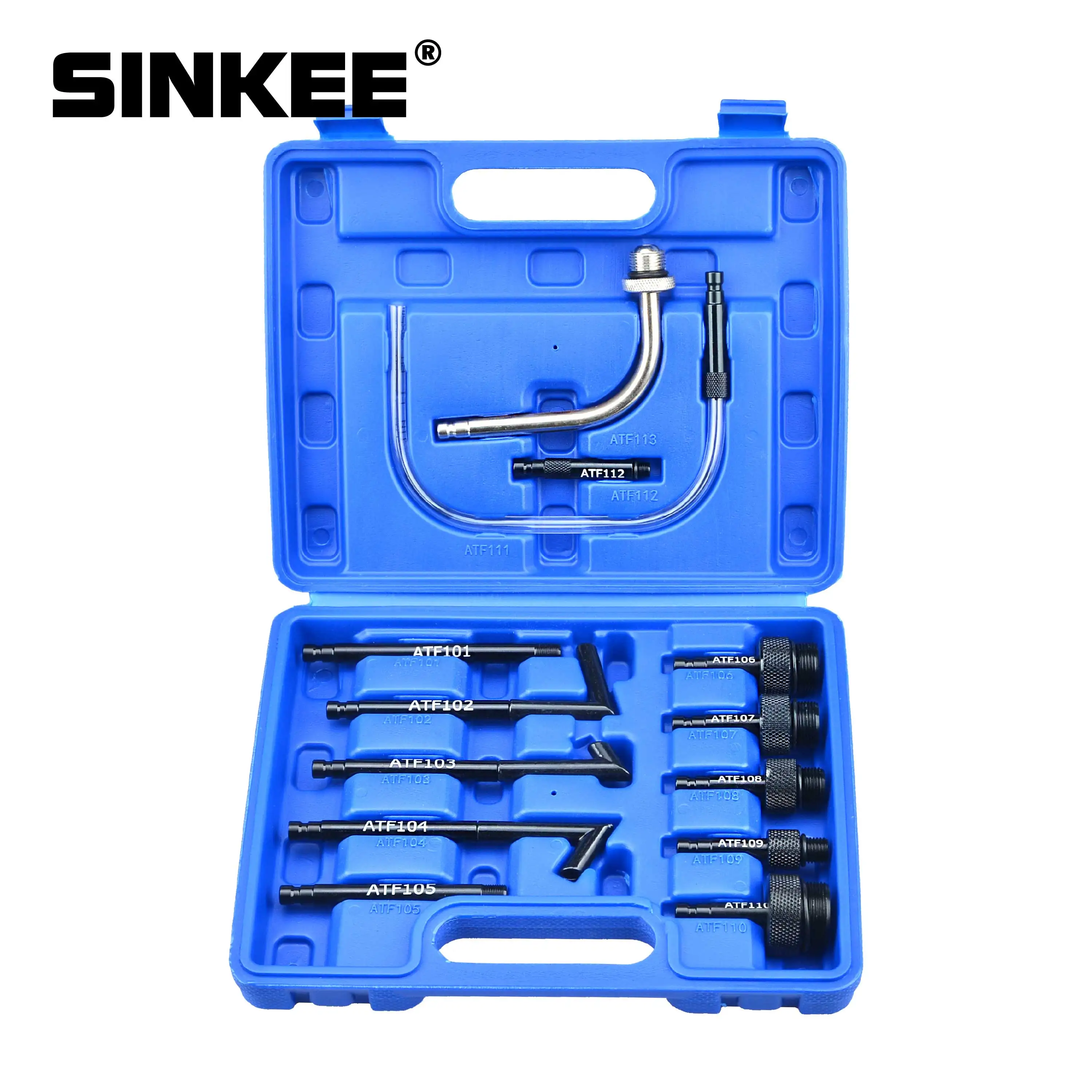 

13Pcs Oil Refill Filling Adaptor Set Transmission Service Adapter ATF Transmission Oil Refilling Tool