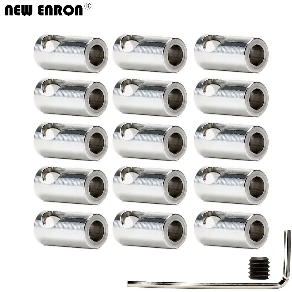 3.175mm To 5mm Pinion Reducer Sleeve Adapter Shaft 15Pcs For RC 3650 550 540 Motor Work 5MM SHAFT Gear car accessories
