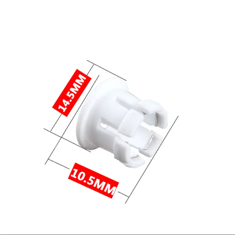 물 필터용 흰색 내부 클로 고정 링, 역삼투 시스템, PE 파이프 퀵 커넥터 액세서리, 내부 걸쇠, 3/8 인치