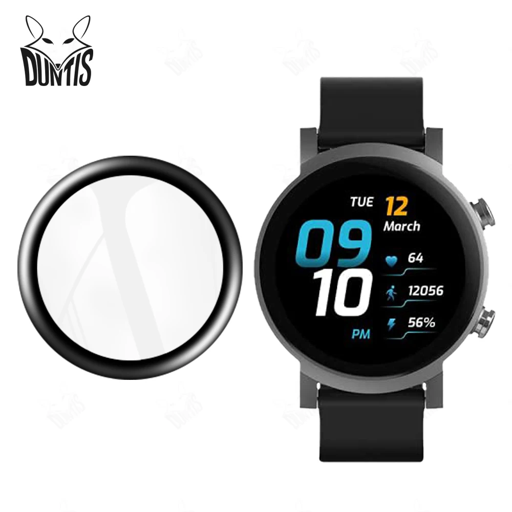 3D Soft Fibre Glass Protective Film Cover For Ticwatch E3 HD Full Screen Protector Case for Tic Watch E3 SmartWatch Accessories