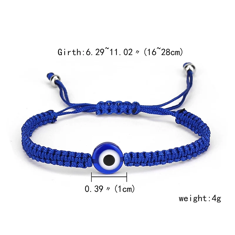 Turkey Evil Eyes Bracelet Men Women Handmade Weaven Lucky Red Thread Braslet Adjustable Elephant Turtle Fatima Hand Braclet Gift image 5