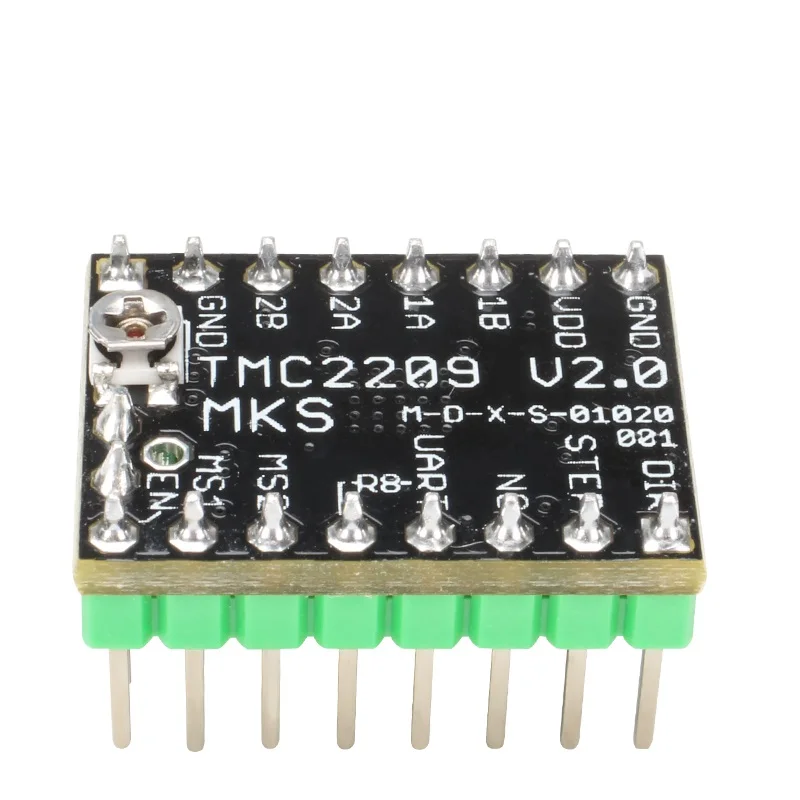 Rampas mks tmc2209 2209 stepstick motorista do motor de passo 3d peças da impressora 2.0a uart ultra silencioso para sgen_l gen_l robin nano