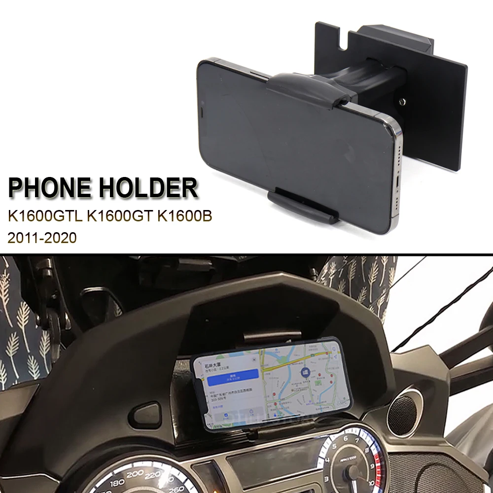 

2021 Mobile Phone Navigation Bracket USB Support Holder Lossless Installation Fits For BMW K1600GT K1600GTL K1600B 2011-2021