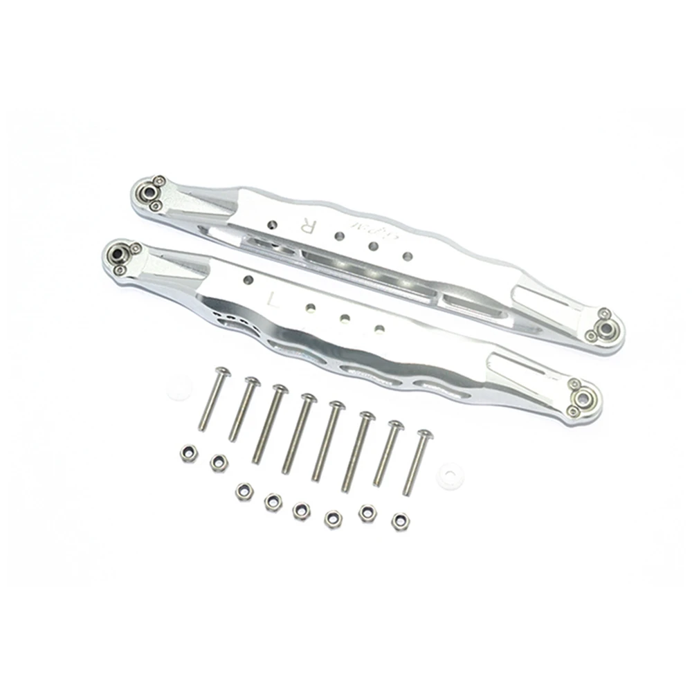 Bras de fuite inférieurs arrière en alliage d'aluminium pour LOSI 1/10 BAJA REY/ROCK REY, 2 pièces, pièces de rechange de mise à niveau pour véhicule tout-terrain 1/10 RC