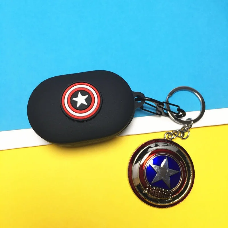 Custodia per auricolari in Silicone Disney con portachiavi per Xiao Redmi Airdots 3 custodia per cuffie Bluetooth senza fili per cartoni animati