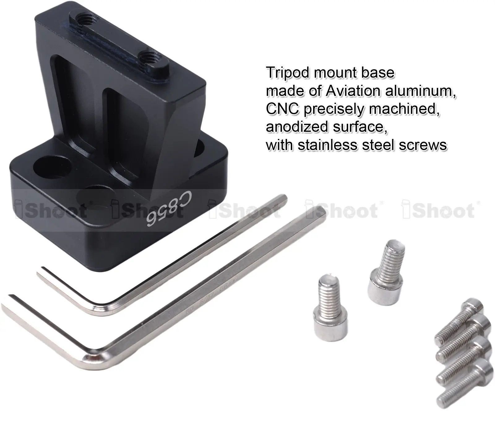 IShoot-Base de soporte de anillo para lente de cámara, placa de liberación rápida para Canon EF 300/2, 8, 400/2, 8, 600/4, 800/5,