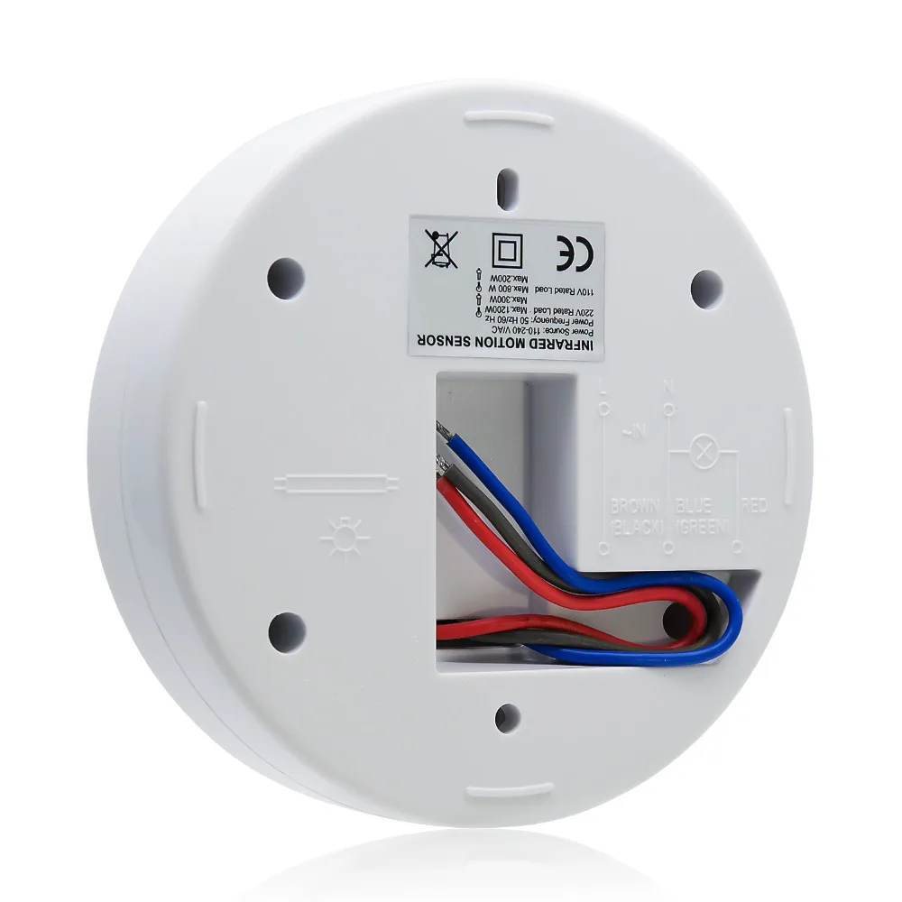 High Sensitivety Adjustable 360 Degree Ceiling PIR Motion Sensor With 3 Detectors 110V 220V Led Light Switch