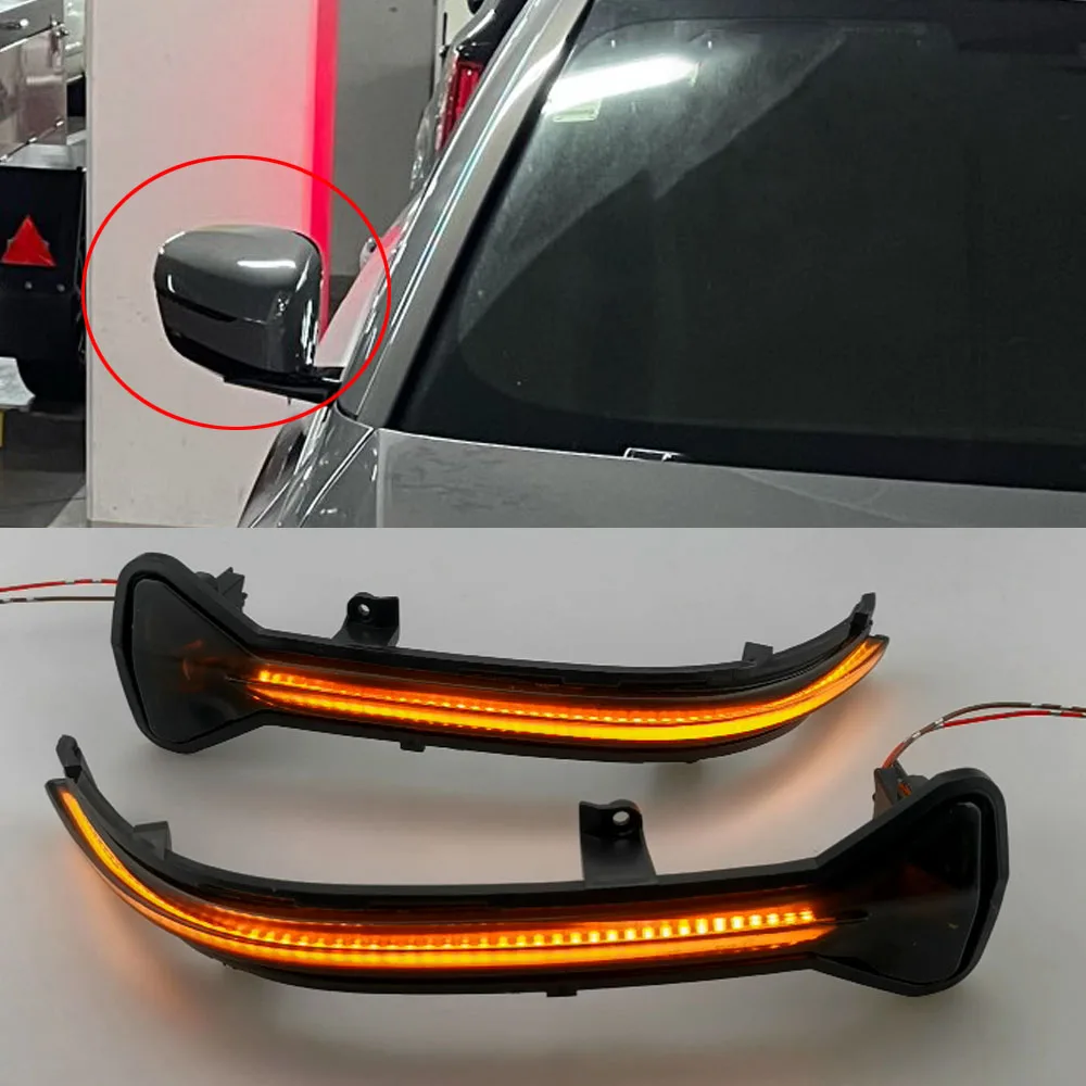 Pair Turn Signal Light For BMW M5 F90 2017 2018 2019 Left Hand Drive LED Dynamic Steering Rearview Mirror Indicating Flash Lamp