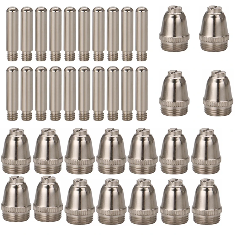 Accessoires de soudage, Machine de découpe Plasma, Kit de consommables, accessoires de buse de soudage, AG60 WSD60, 40 pièces