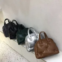 Fashion Space imbottito grande capacità Totes Designer Down borse in cotone borsa a tracolla in pelle Pu di lusso borse grandi femminili 2021