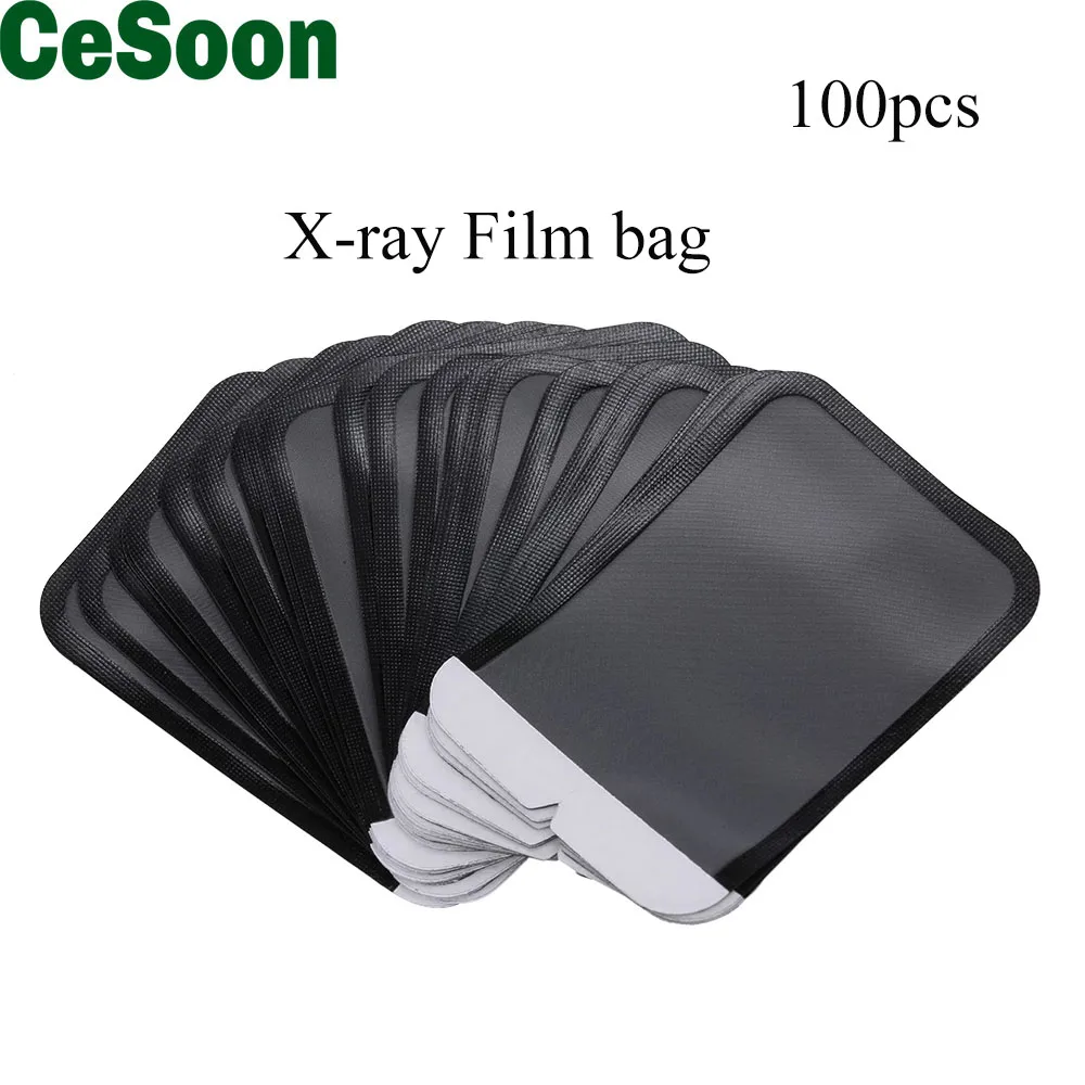 

100pcs Dental X Ray Film Phosphor Plate Disposable Protective Pouch Cover Bags Digital Ray Scan X 0# 1# 2# Dentistry Materials