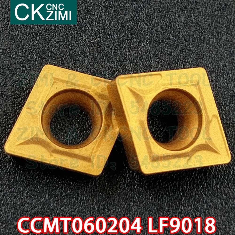 CCMT060204 LF9018 CCMT 060204 LF9018 карбидные вставки внутренние токарные вставки инструменты CNC токарный металлический токарный инструмент для стали