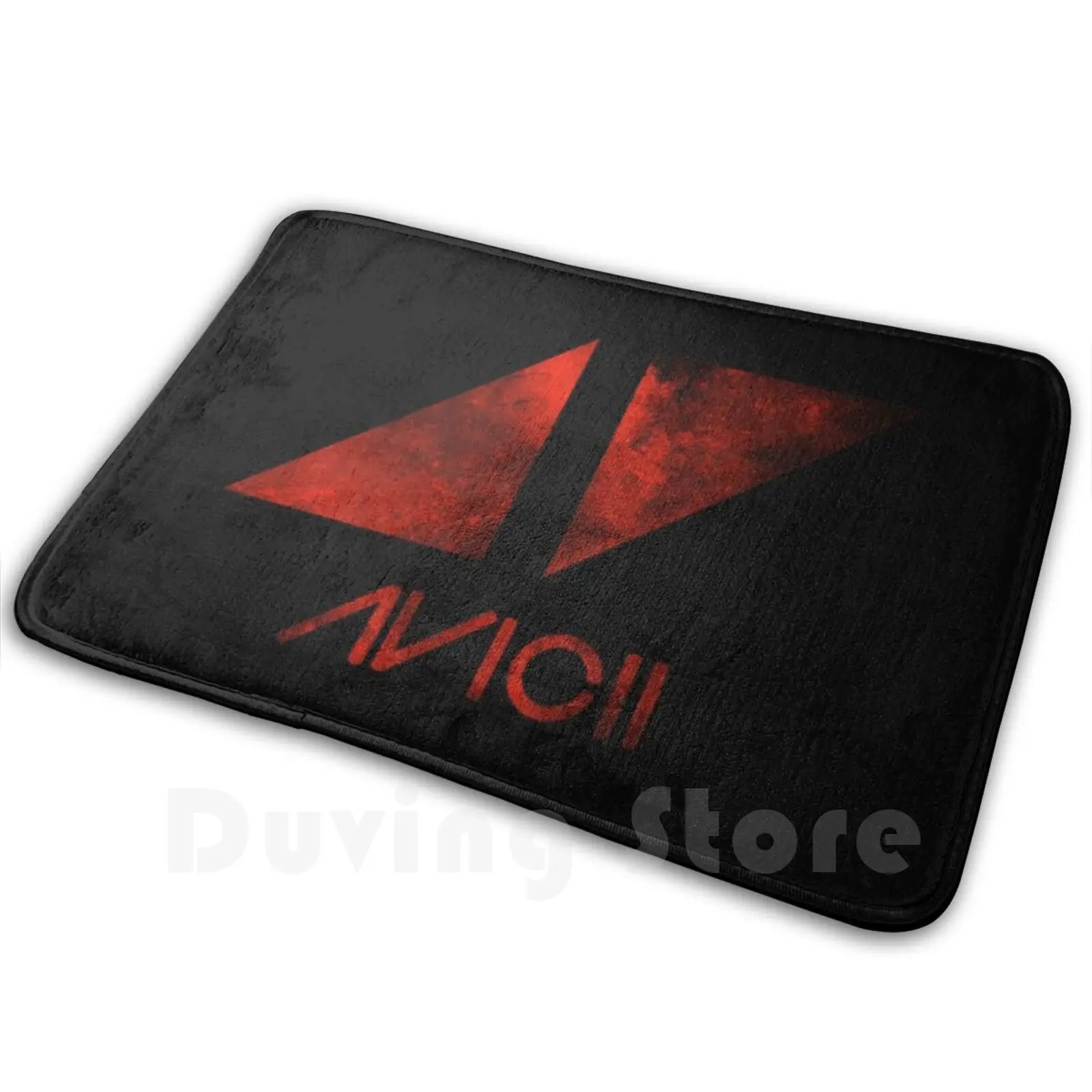 Tapete vermelho almofada macia antiderrapante dj edm música skrillex hardwell música de dança eletrônica zedd david