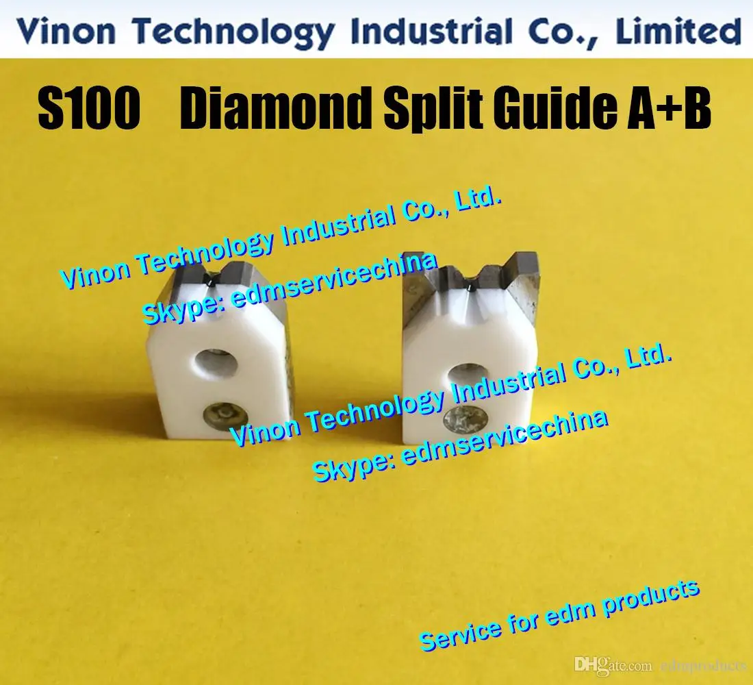 d=0.105mm S100 edm Wire Guide A+B Diamond 3084643,Upper Split Wire Guide AB 0.105mm 0204630 for AQ,A,EPOC,A320D,A325 W-EDM