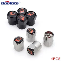 Doofoto 4x Car Valve Caps Wheel Tire Tyre Stem For Daihatsu Terios Sirion Mira Materia Rocky YRV Feroza Charade Accessories