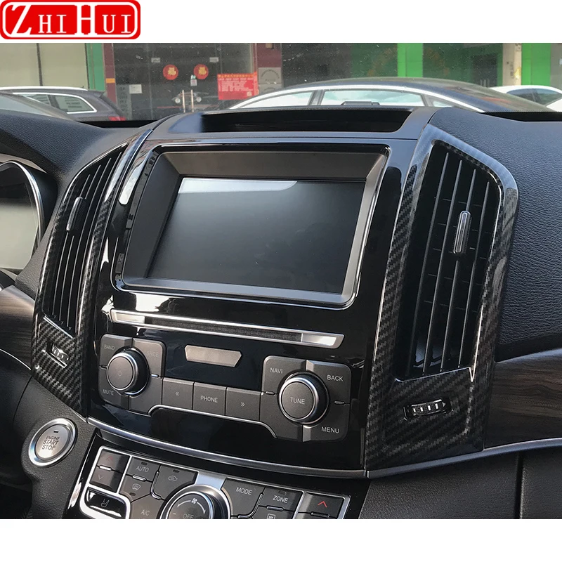 For GWM Haval Hover H9 2015-2022 Car Styling Front Air Outlet Frame Cover Protection Decorations ABS Stickers Accessories