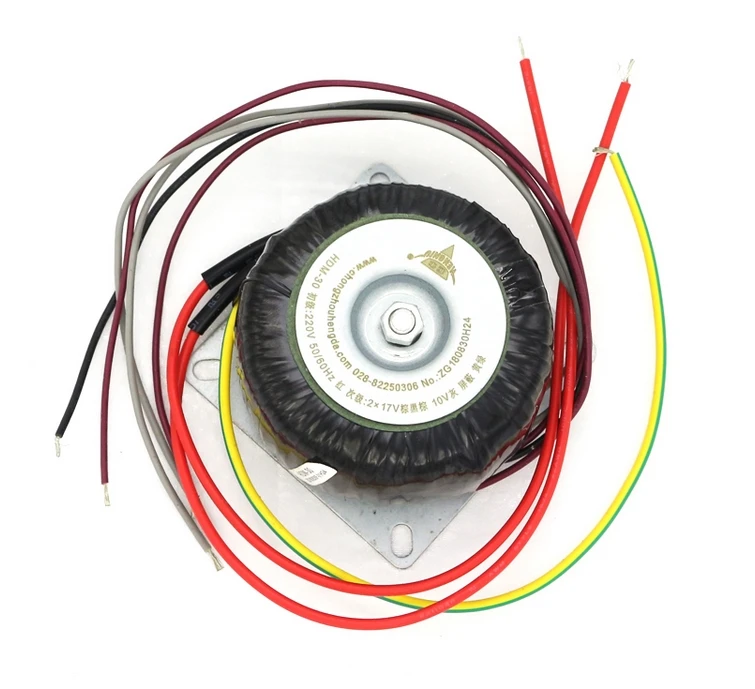 

30W Toroidal transformer Double 17V+single10V for preamplifier/DAC