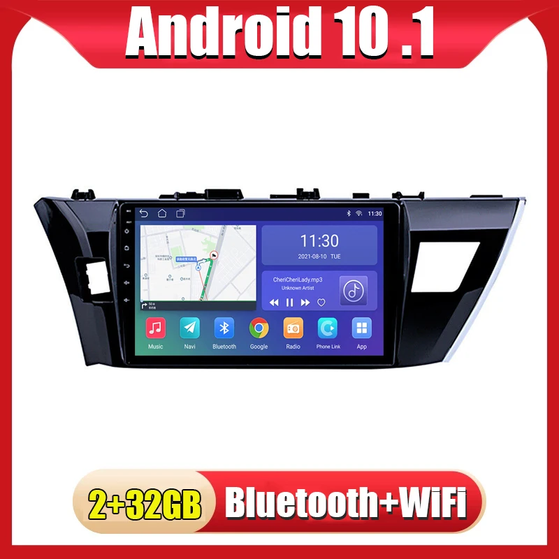 

Android 11 Car Radio MP5 NO DVD Player For Toyota Corolla 2014 2015 2016 GPS Navigation Autoradio head unit No 2 din 2din