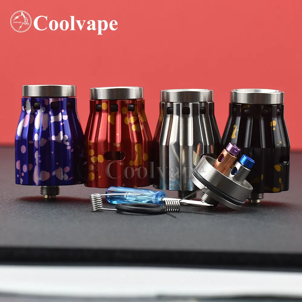 Avidlyfe Predator rda AV Able Mod rda caps Atomizer Electronic Cigarette rda for mechanical squonk box mod