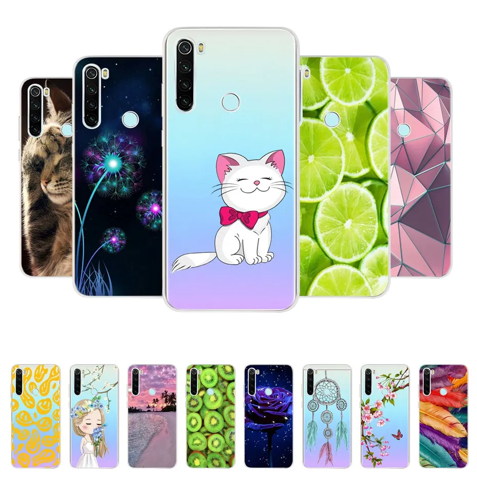 For Xiaomi Redmi Note 8T Silicone Soft TPU Back Cover Phone Case For Redmi Note8T 8 T Note8 2021 Redmi Note 8 Pro Cases Funda