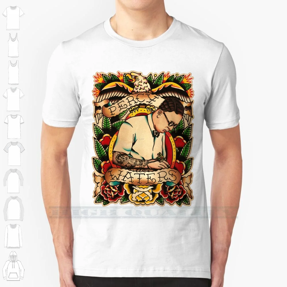 Футболка Old Timers-Percy Waters из 100% хлопка, традиционная нео-школьная Татуировка Сейлор Джерри, татуировка Tetoviranje Tatovering