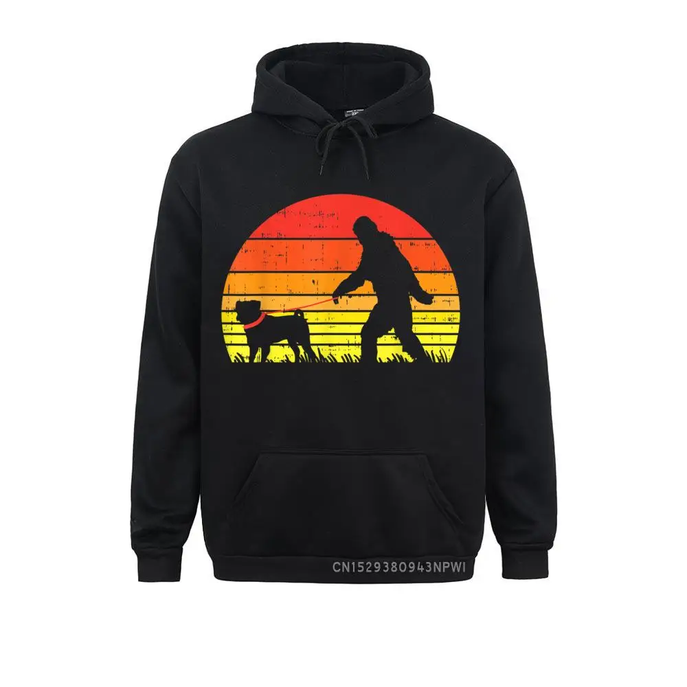 Bigfoot Sasquatch Pug Animal Pet Dog Lover Owner Gift Pullover 2021 Newest Male Sweatshirts Europe Hoodies Ostern Day