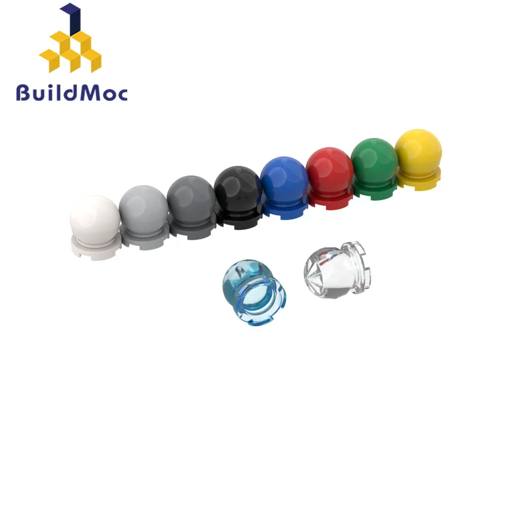 BuildMOC 30106 Daily Injection Hockey Ball Spherical 2x2 For Building Blocks Parts DIY Construction Toys Children Gifts