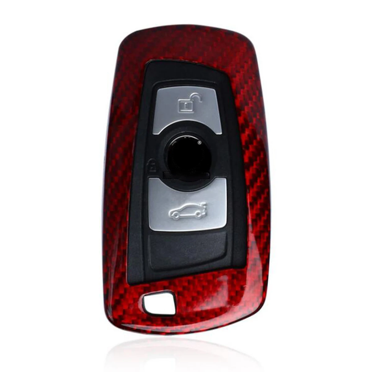 1 Set Real Carbon Fiber Car Key Case Cover Shell For BMW 1/2/3/4/5/7 Series X3 F25 X4 F26 F20 F22 F30 F31 F34 F32 F10 F07 F12