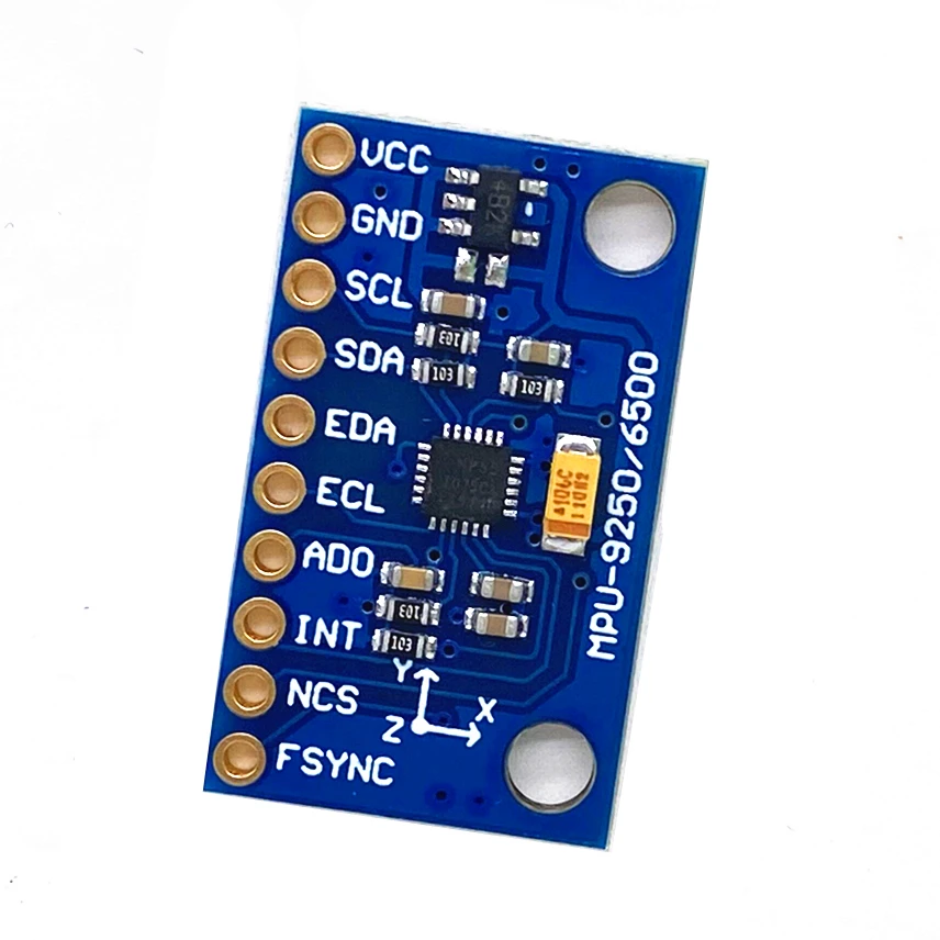 SPI IIC/I2C GY-9250 GY-MPU6500 9-Axis Attitude +Gyro+Accelerator+Magnetometer Sensor Board Module MPU9250 3-5V Power