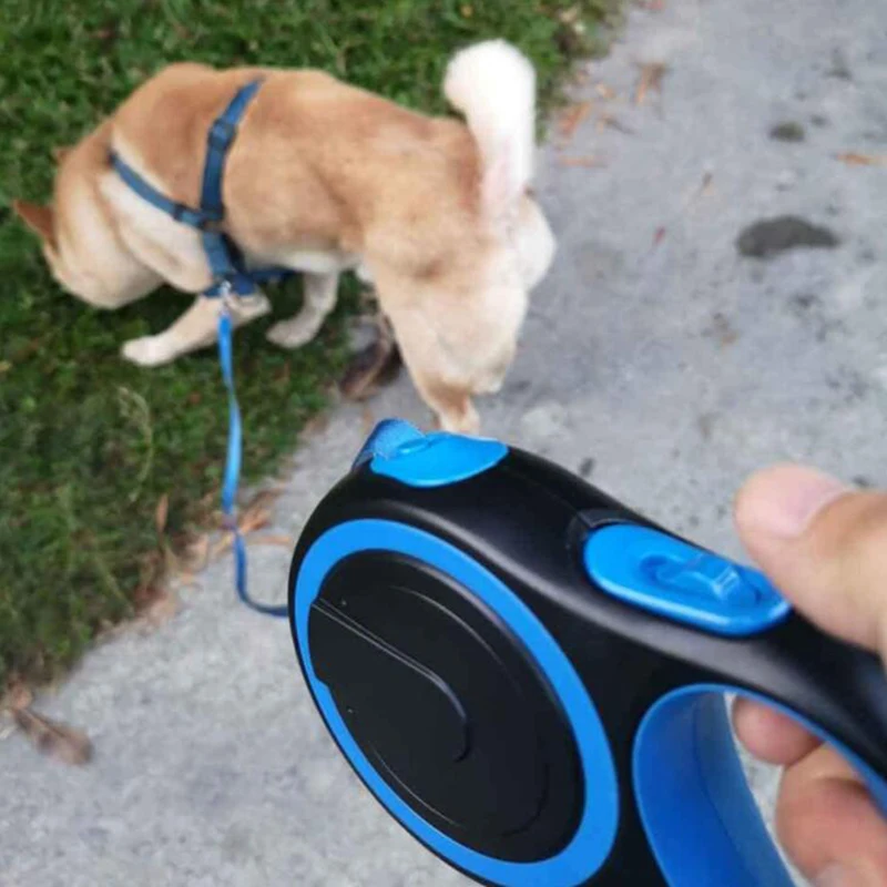 5M Dog Leash Automatic Retractable Pet Dog Cat Leash Dog Walking Leash Leads Extending Dog Leash Rope For Small Medium Dogs Pet