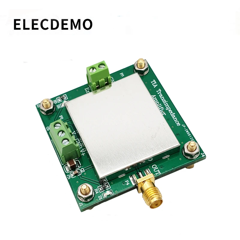 TLC2201 TIA transimpedance amplifier weak current measurement module IV conversion preamplifier silicon light detection