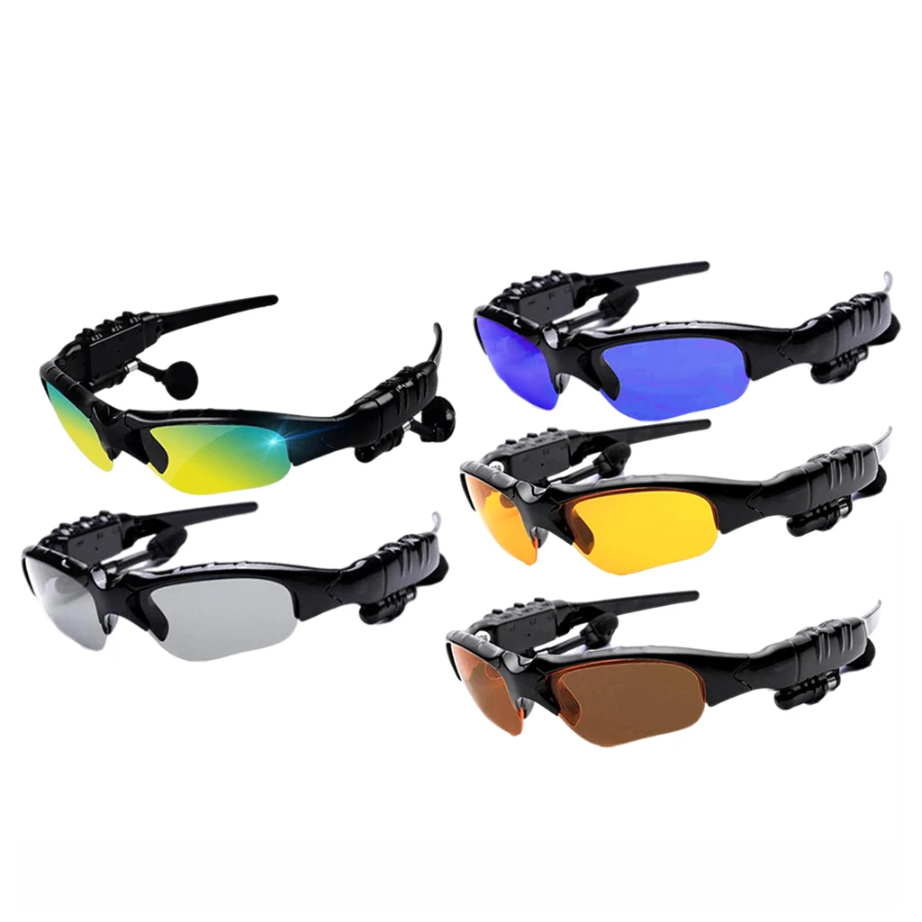 Music Sports Bluetooth Sunglasses Polarized Glasses Headset Headphone With Mic for Driving