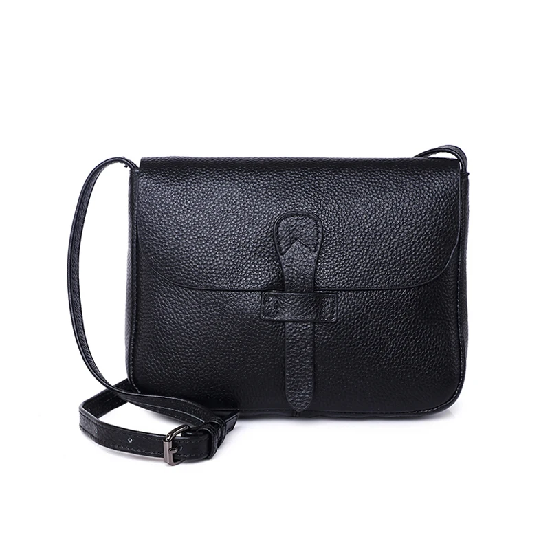 Imagem -03 - Couro Genuíno Aleta Crossbody Bolsas para as Mulheres Pequena Bolsa de Ombro Mensageiro Moda Senhoras Bolsas e Bolsas Femininas Sac a Principal