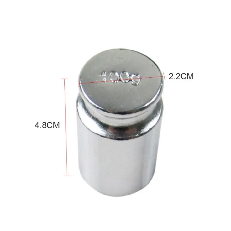 100g Calibration Weight for Mini Digital Electronic Scale Balance Defect Free Chrome Plating Jewelry Medicine Measuring
