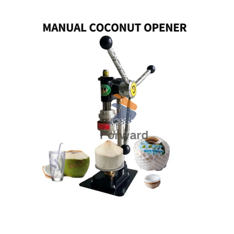 Heavy Duty Coconut Cutter Manual Opening Coconuts Machine Save Effort Coconut Capping Cover Drilling Machine