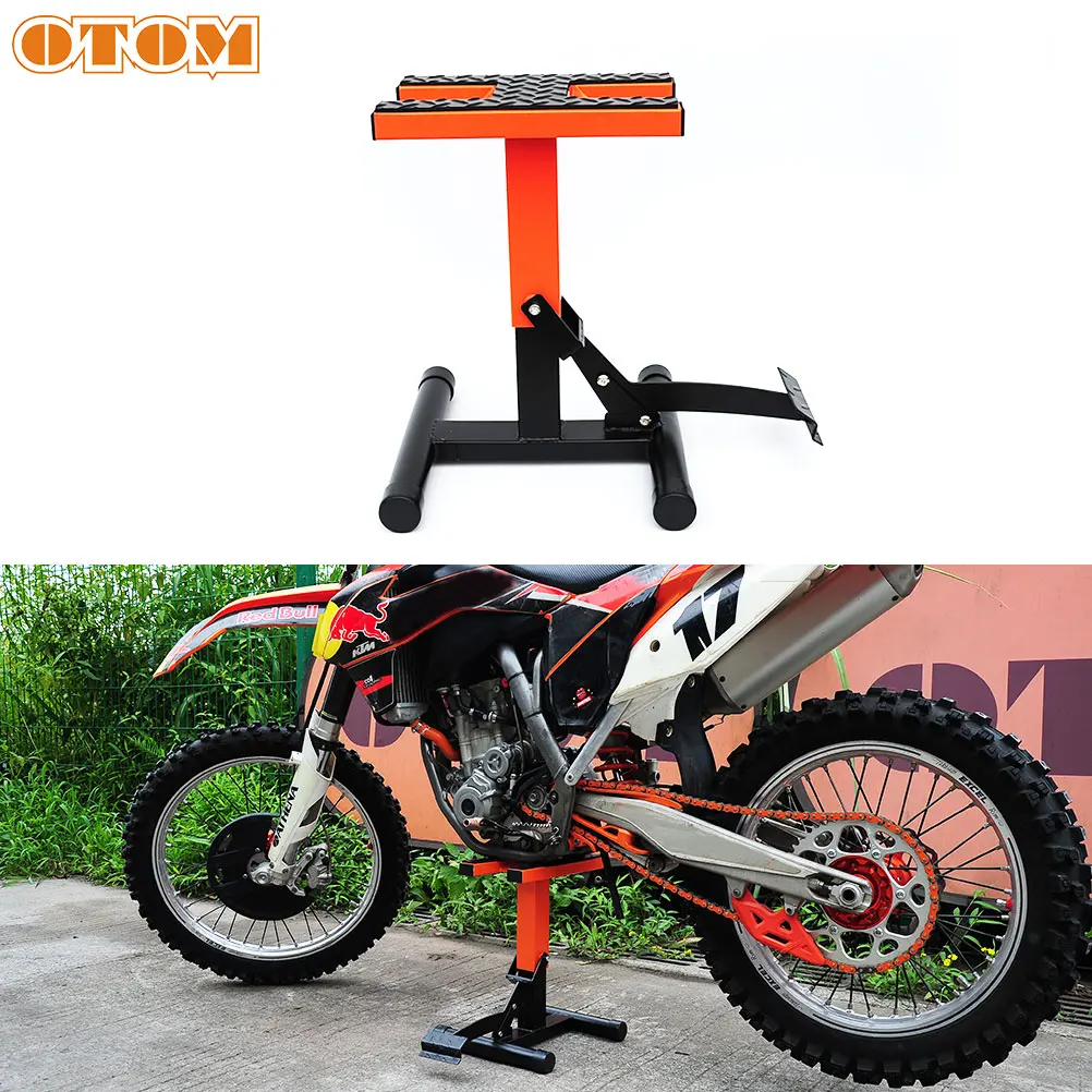 OTOM Universal Motorcycle Repair Bench Motocross Repair Stool Parking Stool Maintenance Starting Car Rack For KTM CRF KXF YZ RM