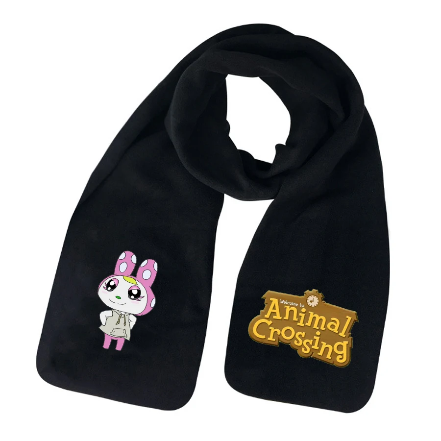 anime Animal Crossing Scarf teenagers Winter Warm Scarves Scarf boys girls cotton Scarf Unisex Warm Long Wrap Shawl Scarf