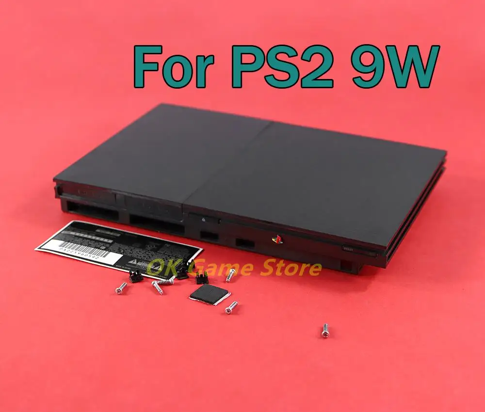 1set For PS2 3W 30000 Full Housing Shell Case for PS2 Slim 7W 70000 7000X 9W 90000 9000X Console Cover with parts repair parts