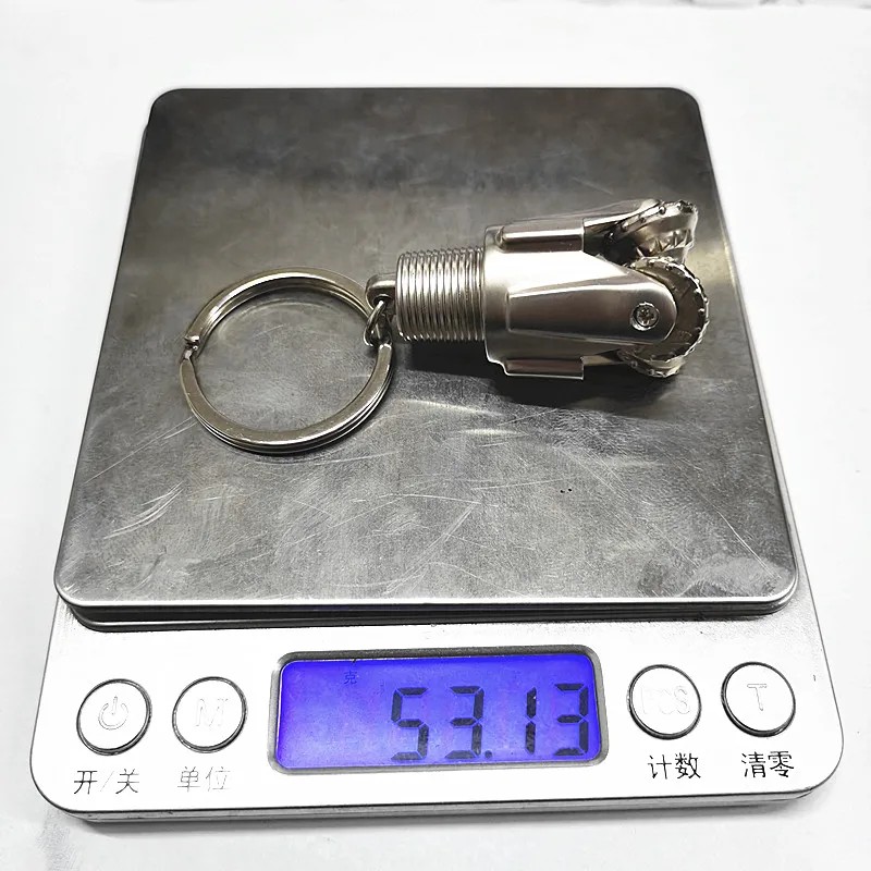 rotary drill bit pendant key chain Oilfield Tricone  oil well oilfield jewelry gifts souvenirs three cone keychain pendan