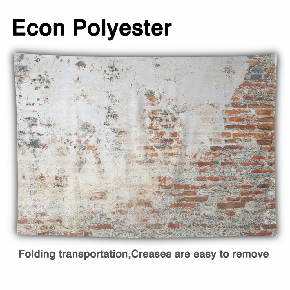 Allenjoy Vintage Old Brick Wall Background Birthday Party Professional Personal Photography Studio Props Backdrop Photophones