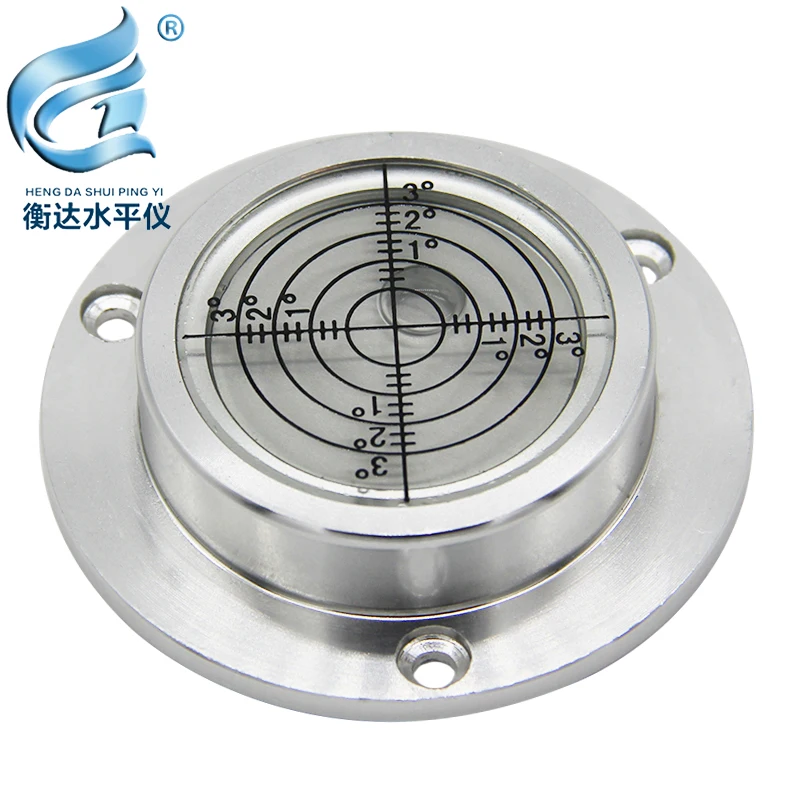 All metal level magnetic level bubble universal level high precision horizontal bubble flange level bubble