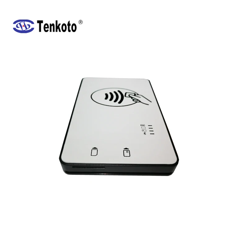 Wireless Bluetooth Contactless RFID IC Chip Insert SIM Wireless NFC Card Reader Writer