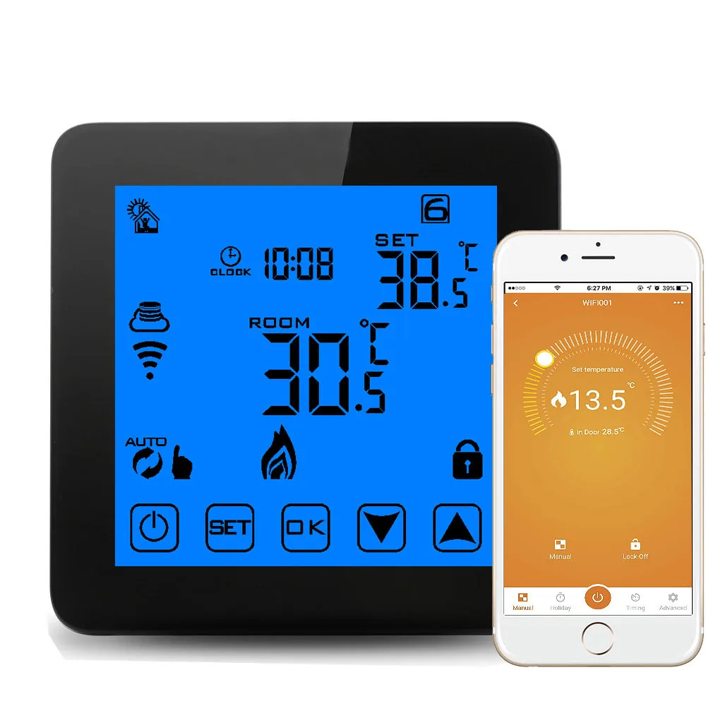 termostato wifi thermostat central heating room thermostat underfloor heating thermostats smart boiler alexa 16A 220V