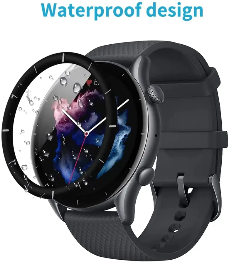 Xiaomi Amazfit GTS 3 GTS3 GTR 3 Pro GTR3 커버 보호 스마트 워치 화면 보호기 용 3D 전체 가장자리 소프트 보호 필름