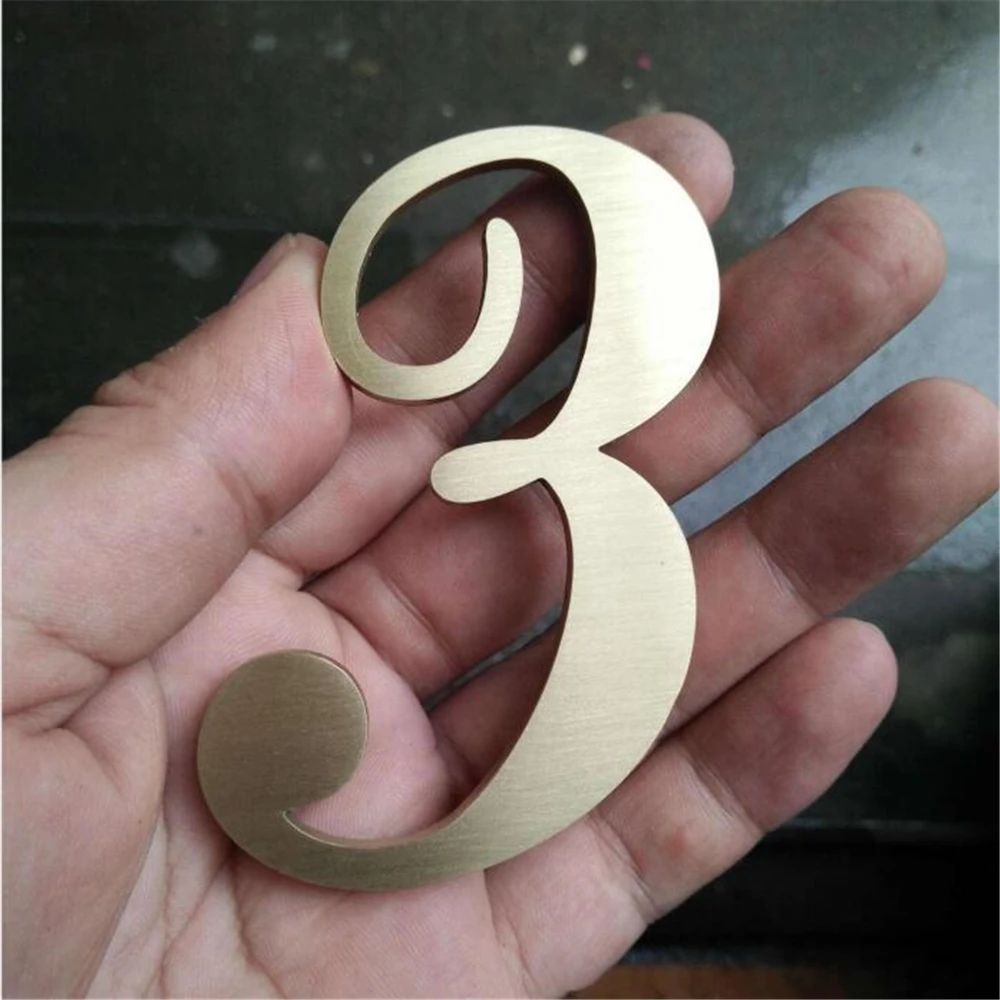 Cut out 2mm thick solid rose gold stainless steel letters sign, customized gold color stainless steel advertising shop sign logo