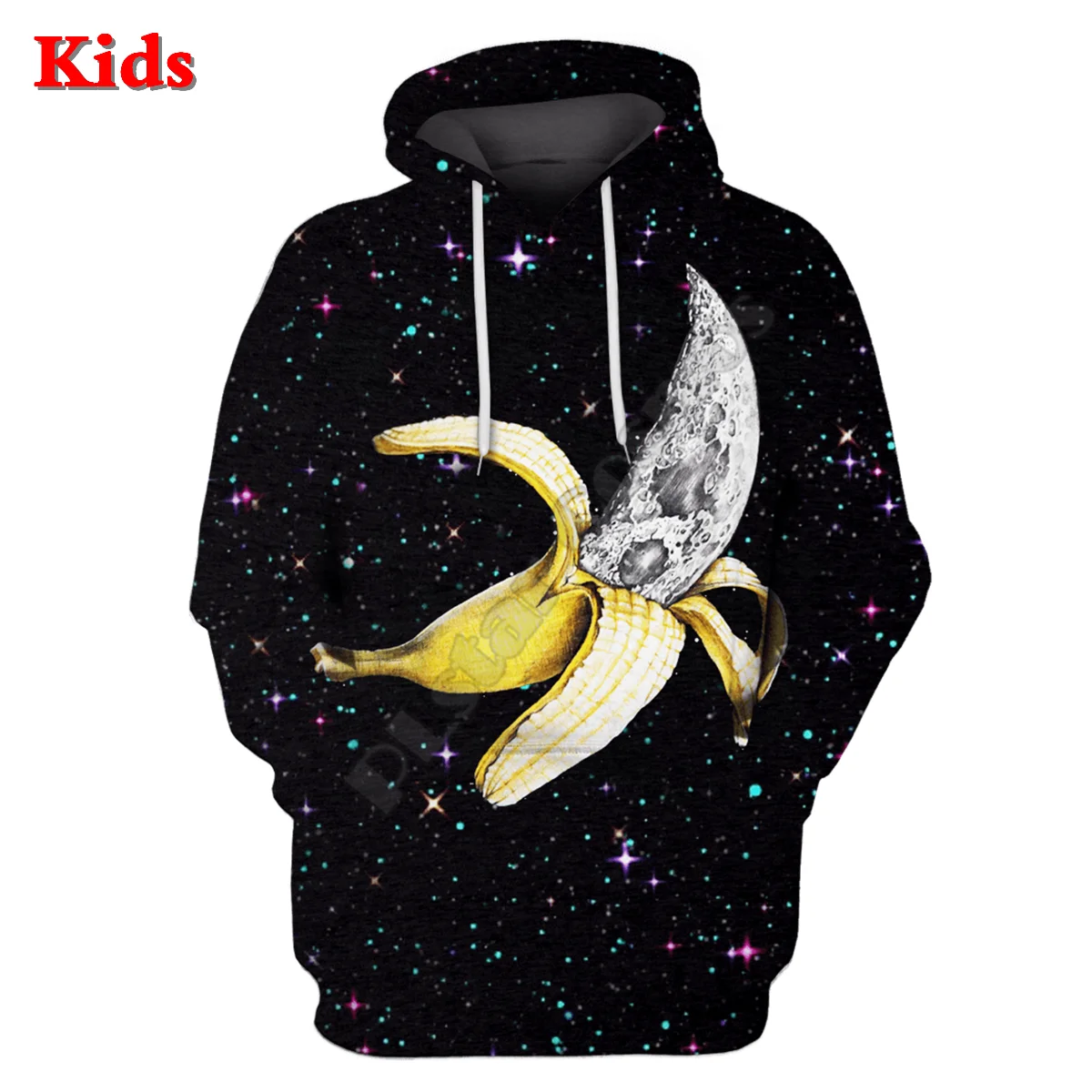 

Golden Banana Space Galaxy Hoodies T-shirt 3D Printed Kids Sweatshirt Long Sleeve Boy For Girl Funny Pullover 05