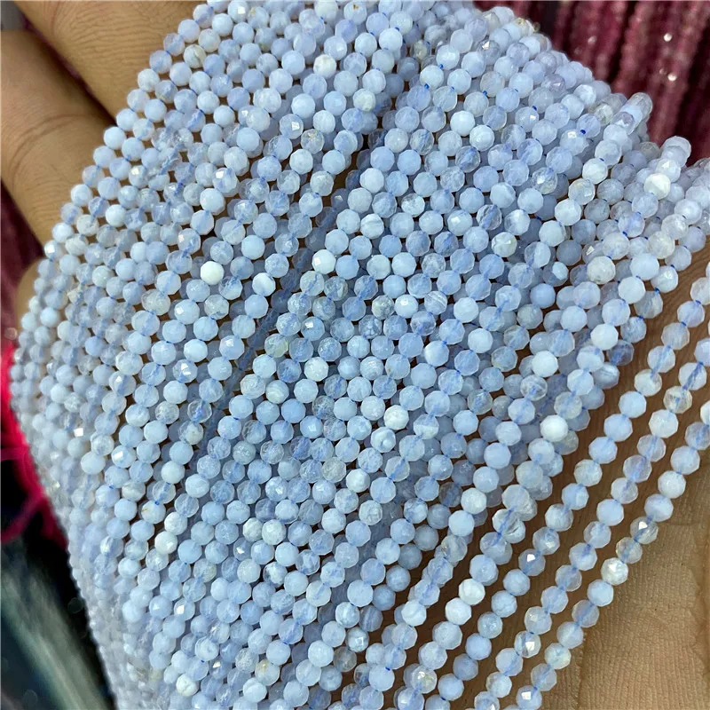 Faceted Natural 2 3 mm Stone Bead Zircon Rose Quartzs Amethysts Rubys Agates Seed Beads for Jewelry Making Beadwork DIY Supplies - Image 4