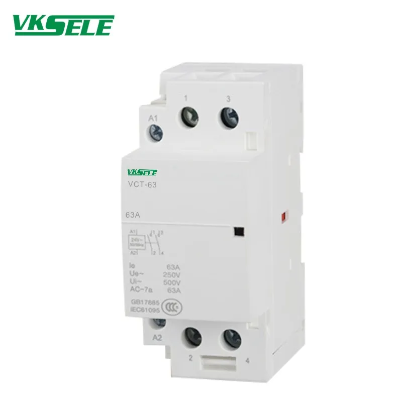 KCT-63A 2 Pole 2NO / 2NC 220v Single Phase Modular AC Magnetic Contactor